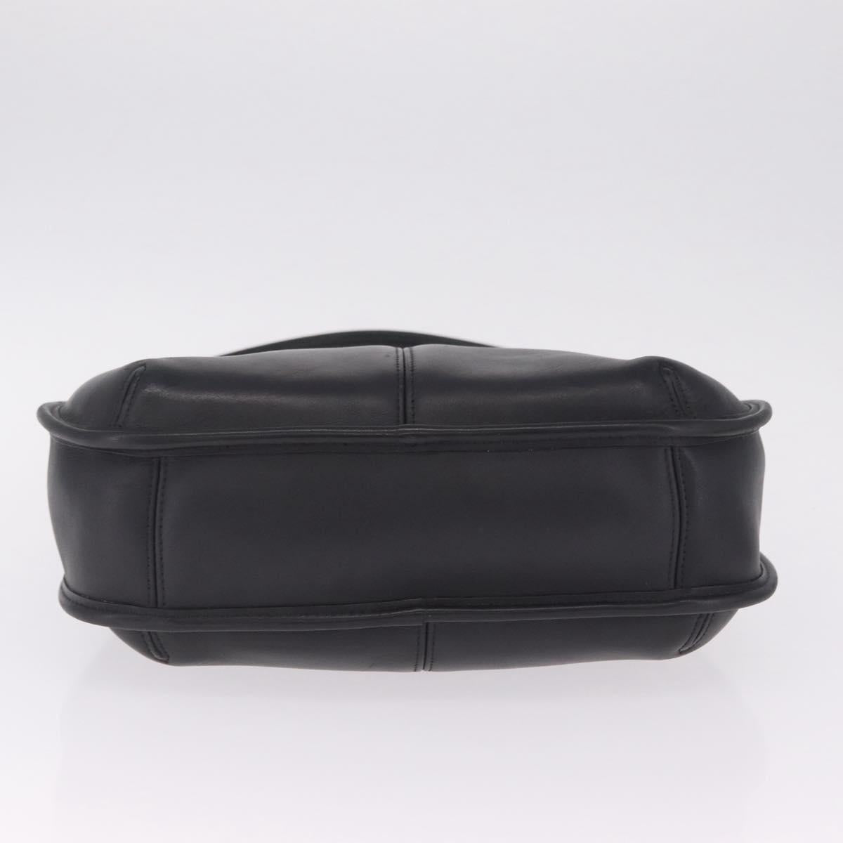Coach Ergo Shoulder Bag Leather Black Gold Auth yk21122A