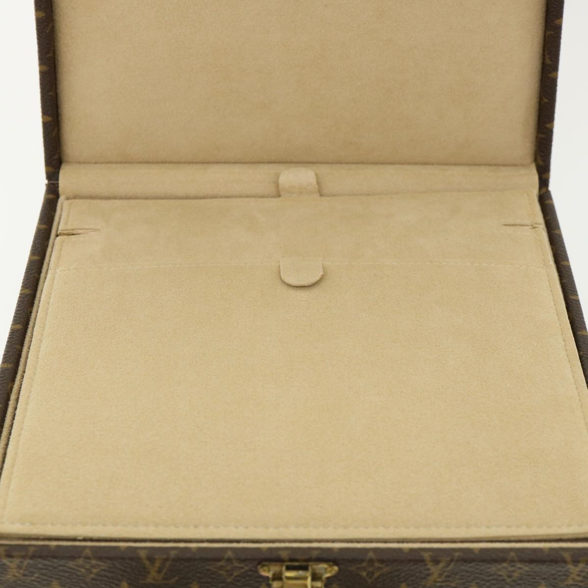 LOUIS VUITTON Monogram Jewelry Box LV Auth yk5857SA