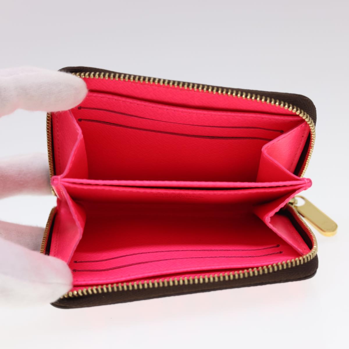 LOUIS VUITTON Monogram Graffiti Zippy Coin Purse Pink LV Auth yk6370V