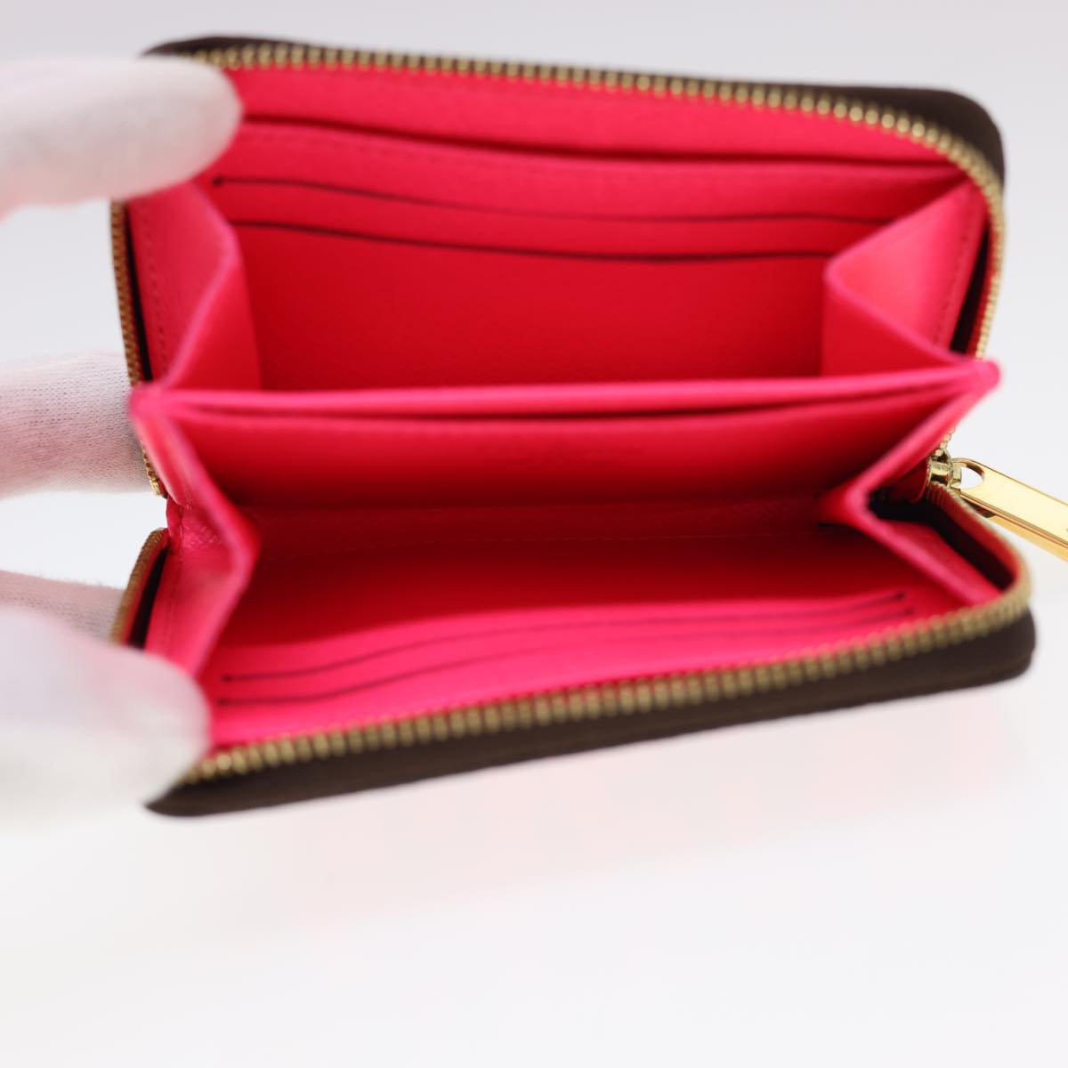 LOUIS VUITTON Monogram Graffiti Zippy Coin Purse Pink LV Auth yk6370V