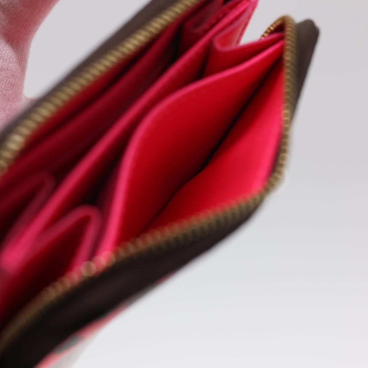 LOUIS VUITTON Monogram Graffiti Zippy Coin Purse Pink LV Auth yk6370V