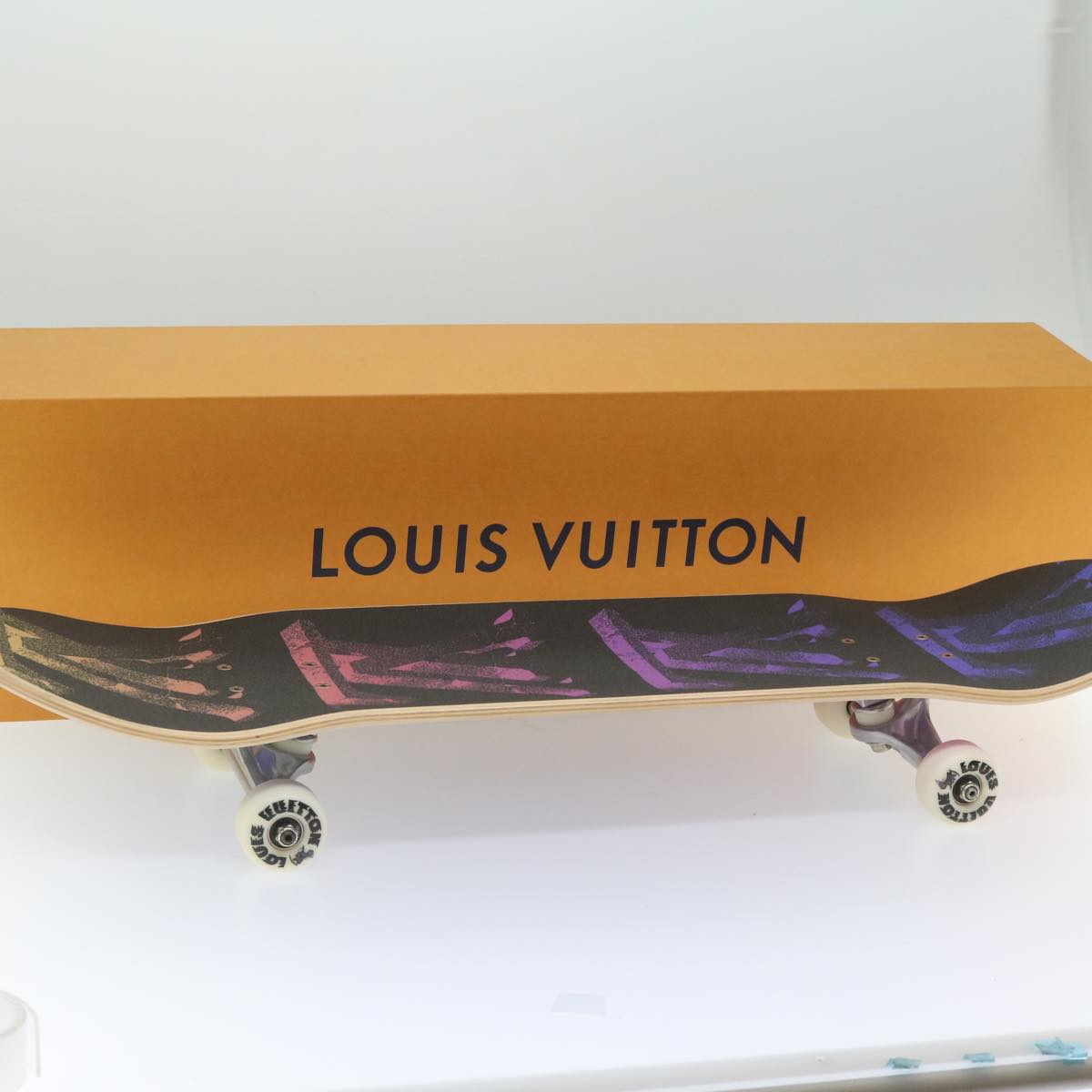 LOUIS VUITTON Monogram Virgil Abloh Illusion Skateboard GI0740 LV Auth yk9275SM