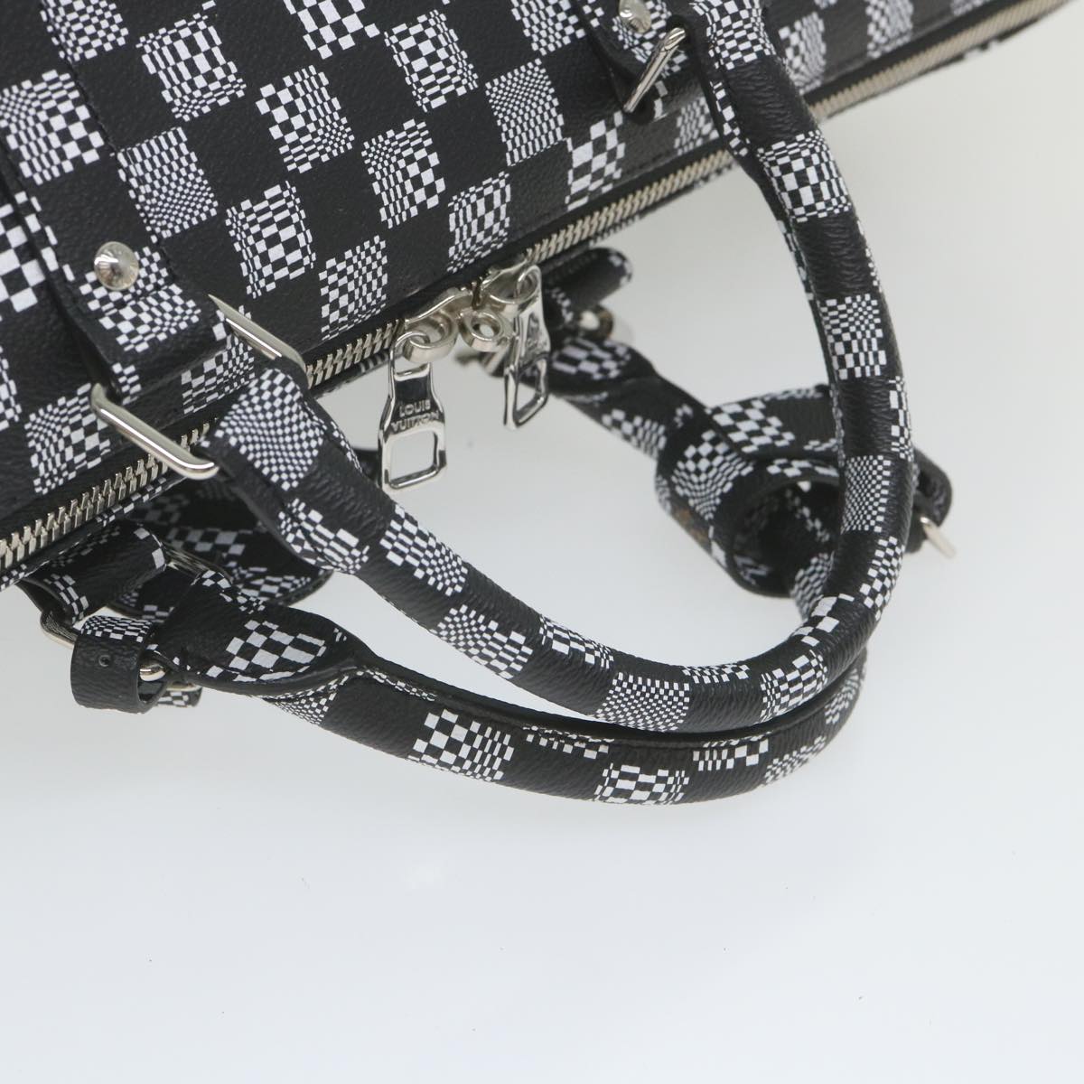 LOUIS VUITTON Damier Distorted Keepall Bandouliere 50 Boston N50028 Auth yk9432S