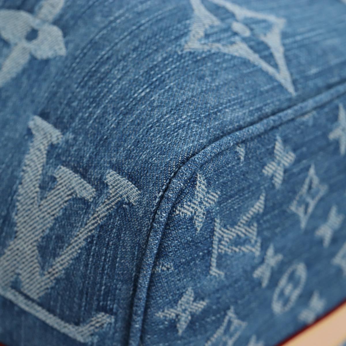 LOUIS VUITTON Monogram Denim Keepall Bandouliere 45 Bag M24315 LV Auth yk9898SM
