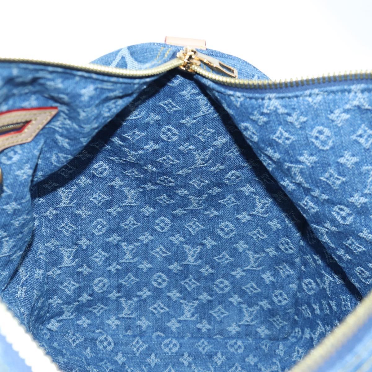 LOUIS VUITTON Monogram Denim Keepall Bandouliere 45 Bag M24315 LV Auth yk9898SM
