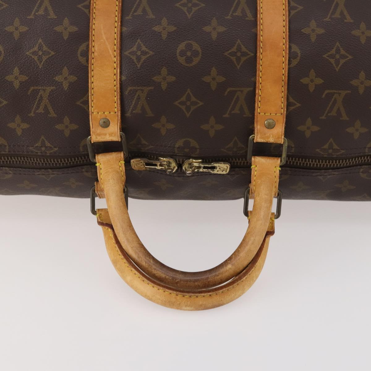 LOUIS VUITTON Monogram Keepall 50 Boston Bag M41426 LV Auth YKZ016