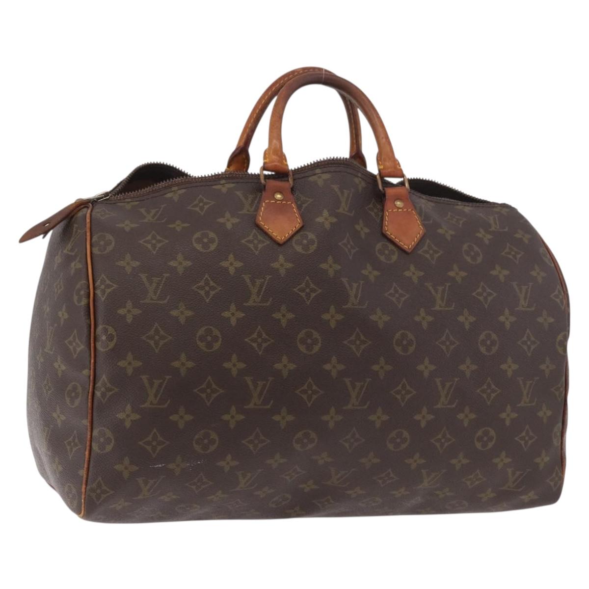 LOUIS VUITTON Monogram Speedy 40 Hand Bag M41522 LV Auth YKZ020A
