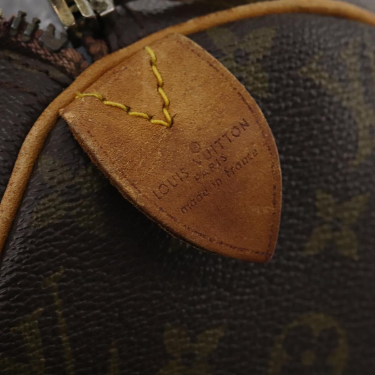 LOUIS VUITTON Monogram Speedy 40 Hand Bag M41522 LV Auth YKZ020A