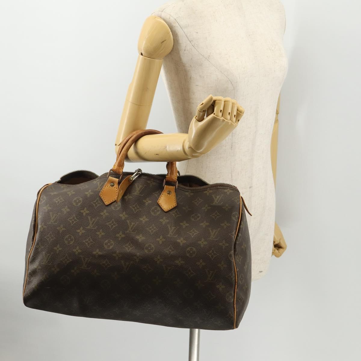 LOUIS VUITTON Monogram Speedy 40 Hand Bag M41522 LV Auth YKZ020A