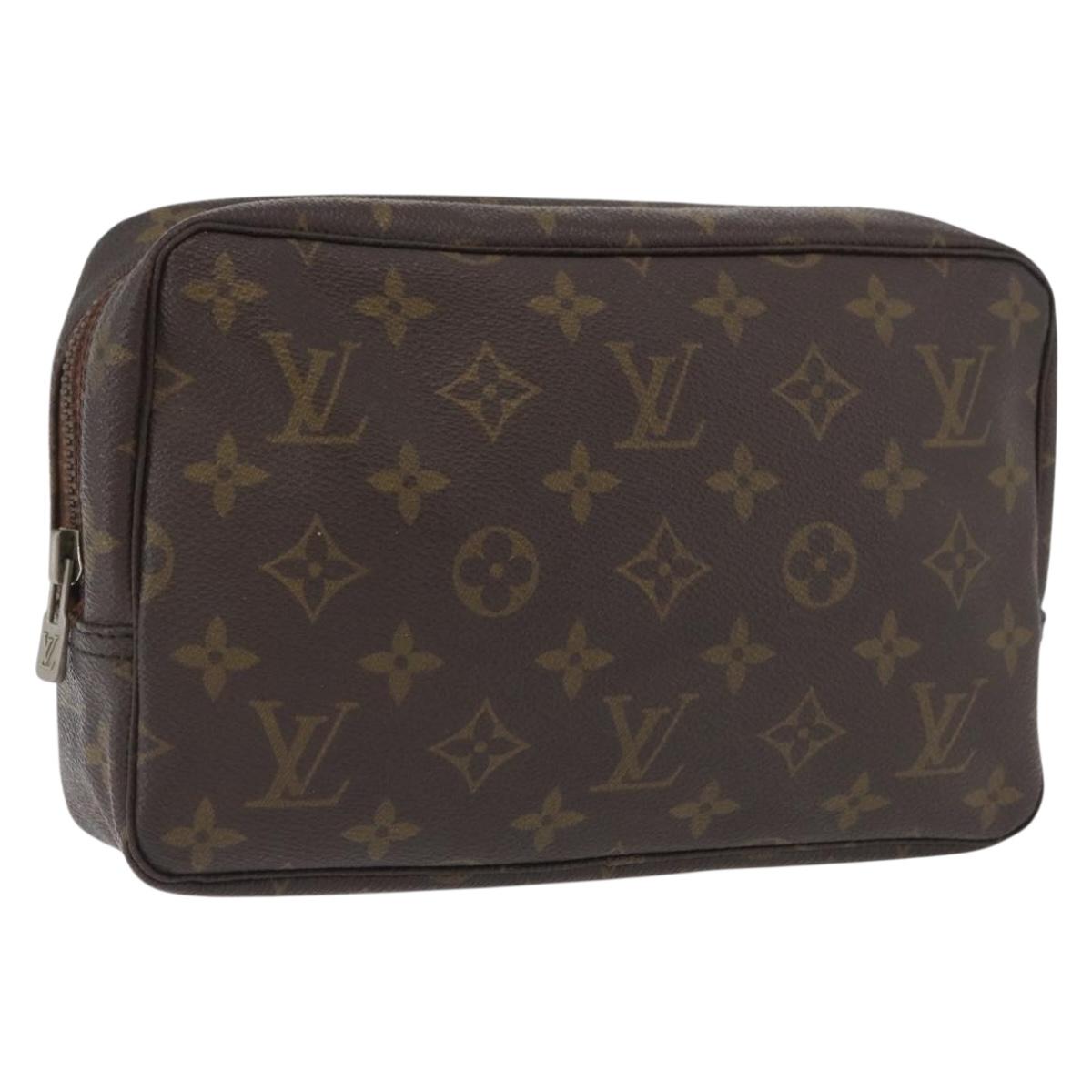 LOUIS VUITTON Monogram Trousse Toilette 23 Clutch Bag M47524 LV Auth YKZ023A