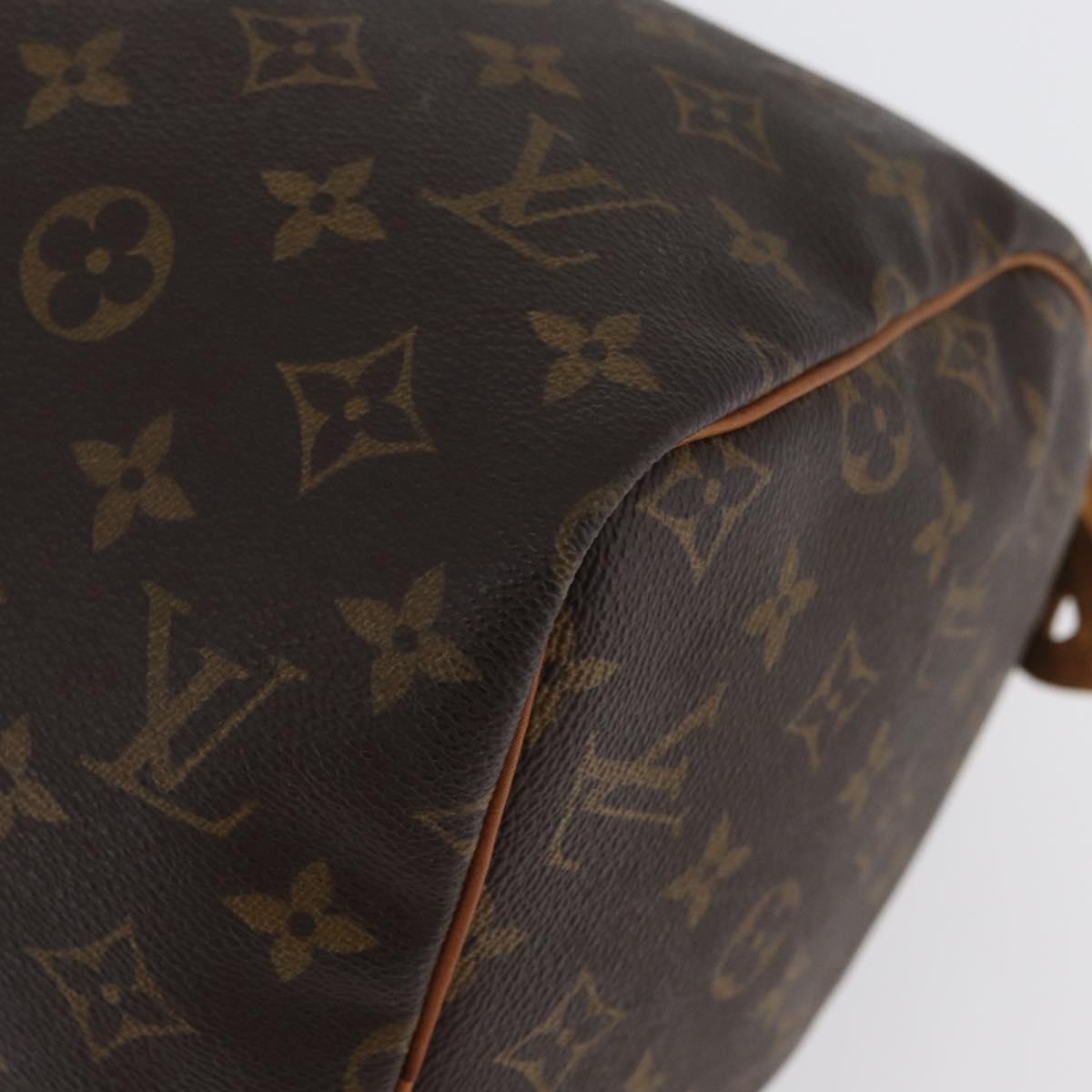 LOUIS VUITTON Monogram Speedy 30 Hand Bag M41526 LV Auth YKZ058
