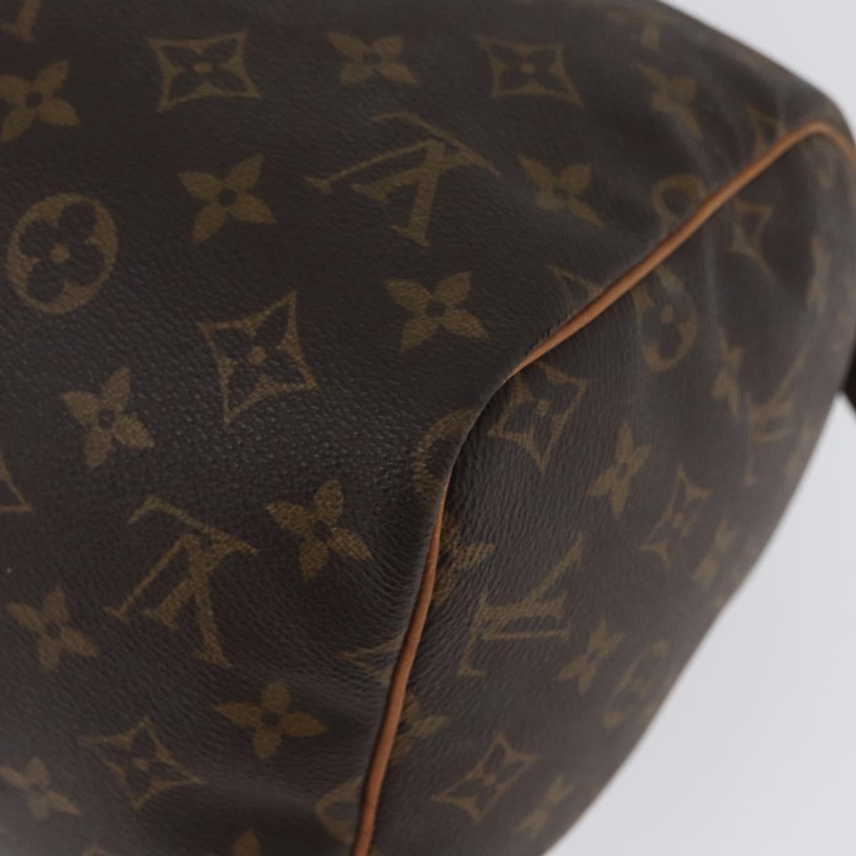 LOUIS VUITTON Monogram Speedy 30 Hand Bag M41526 LV Auth YKZ058