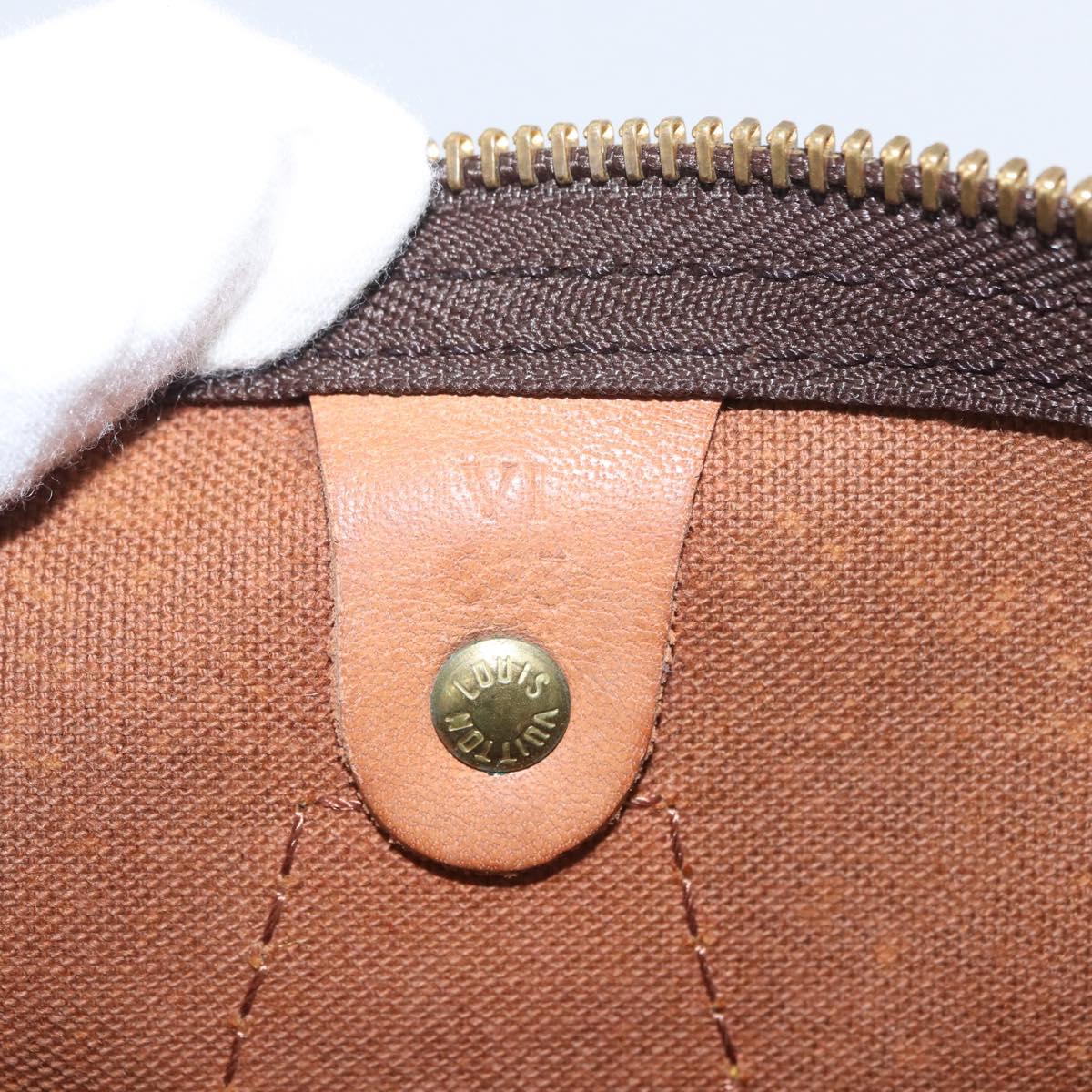 LOUIS VUITTON Monogram Speedy 30 Hand Bag M41526 LV Auth YKZ058