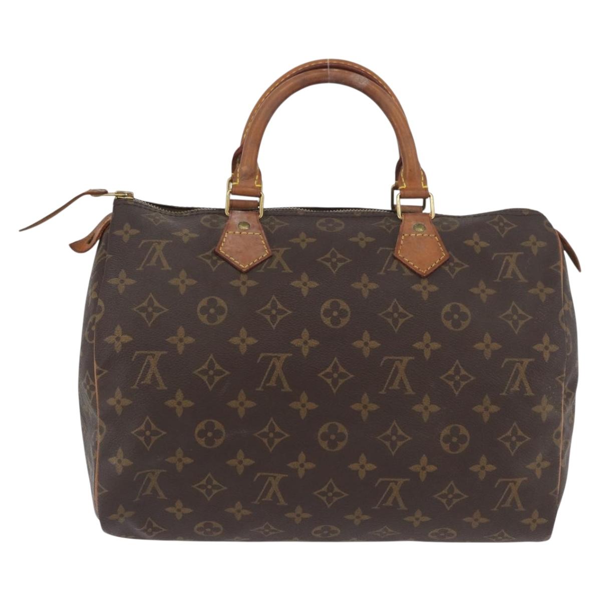 LOUIS VUITTON Monogram Speedy 30 Hand Bag M41526 LV Auth YKZ058