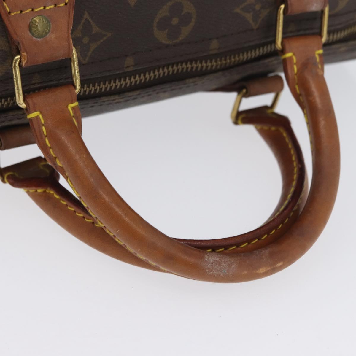 LOUIS VUITTON Monogram Speedy 30 Hand Bag M41526 LV Auth YKZ058