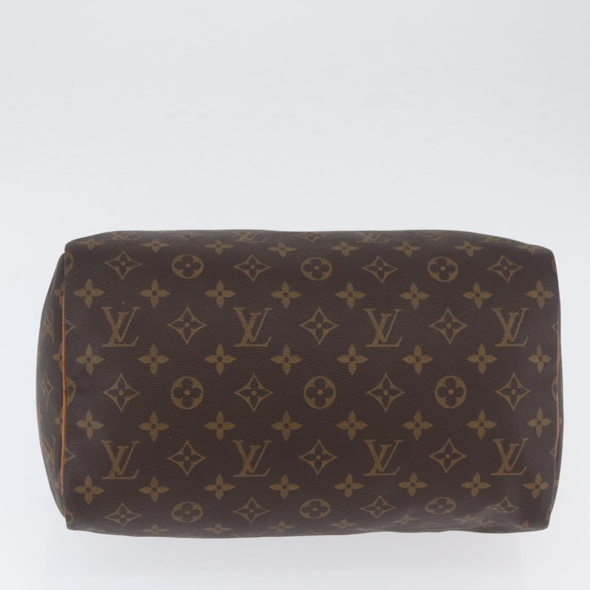 LOUIS VUITTON Monogram Speedy 30 Hand Bag M41526 LV Auth YKZ058