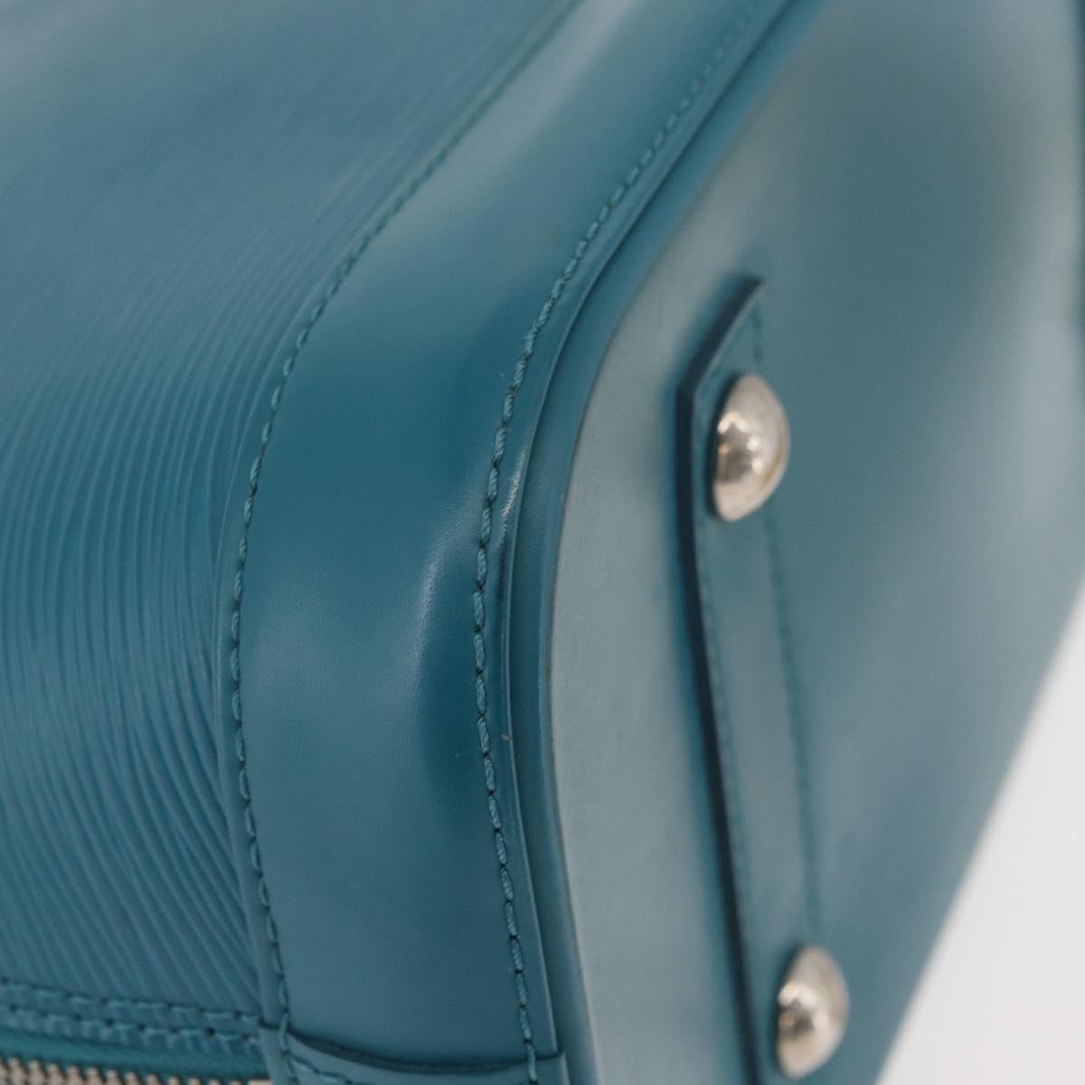 LOUIS VUITTON Epi Alma PM Hand Bag Cyan M40624 LV Auth YKZ1045V