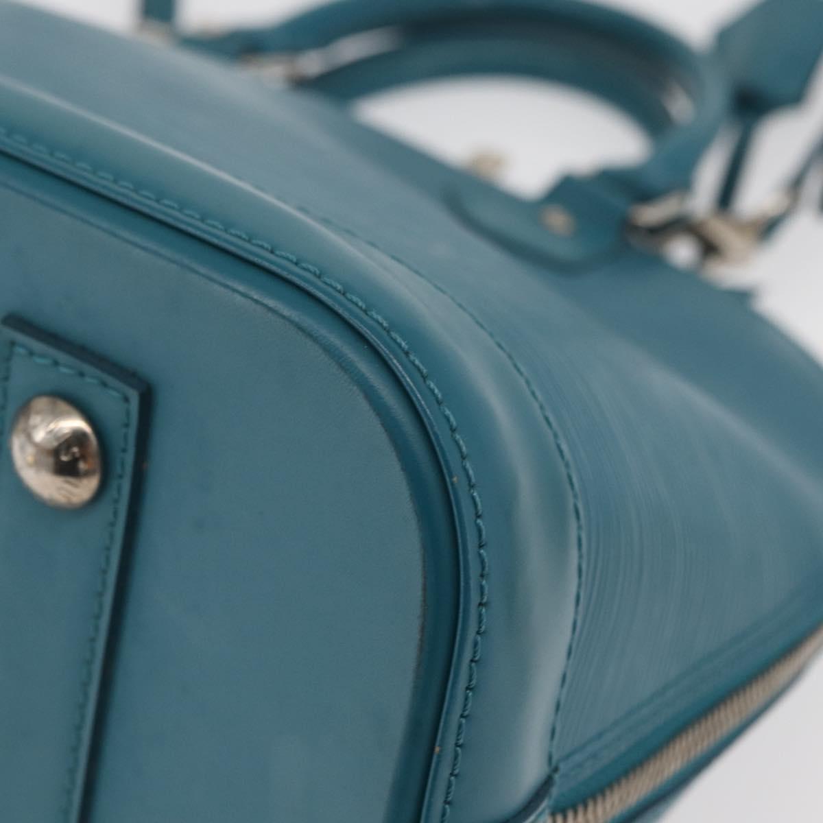 LOUIS VUITTON Epi Alma PM Hand Bag Cyan M40624 LV Auth YKZ1045V