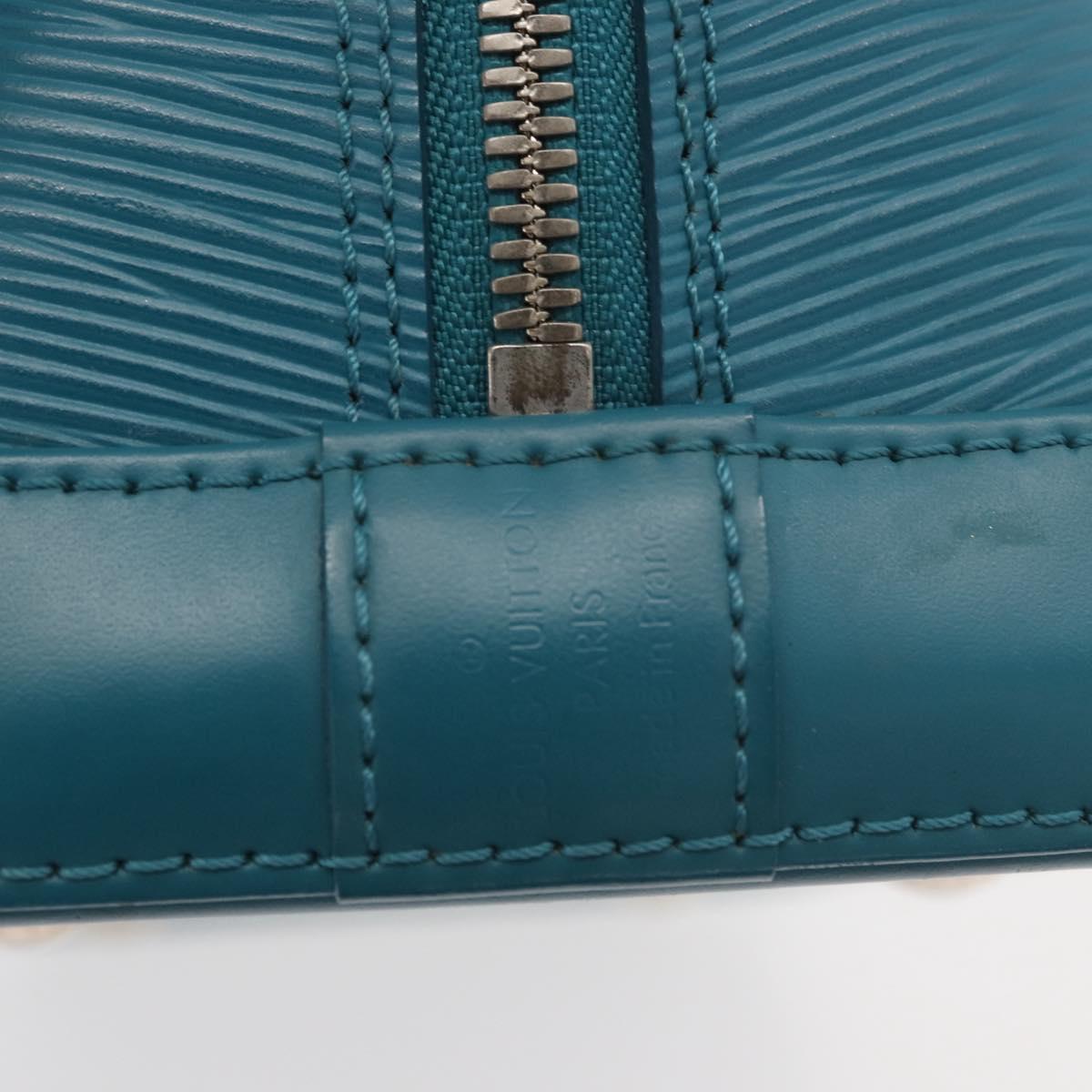 LOUIS VUITTON Epi Alma PM Hand Bag Cyan M40624 LV Auth YKZ1045V