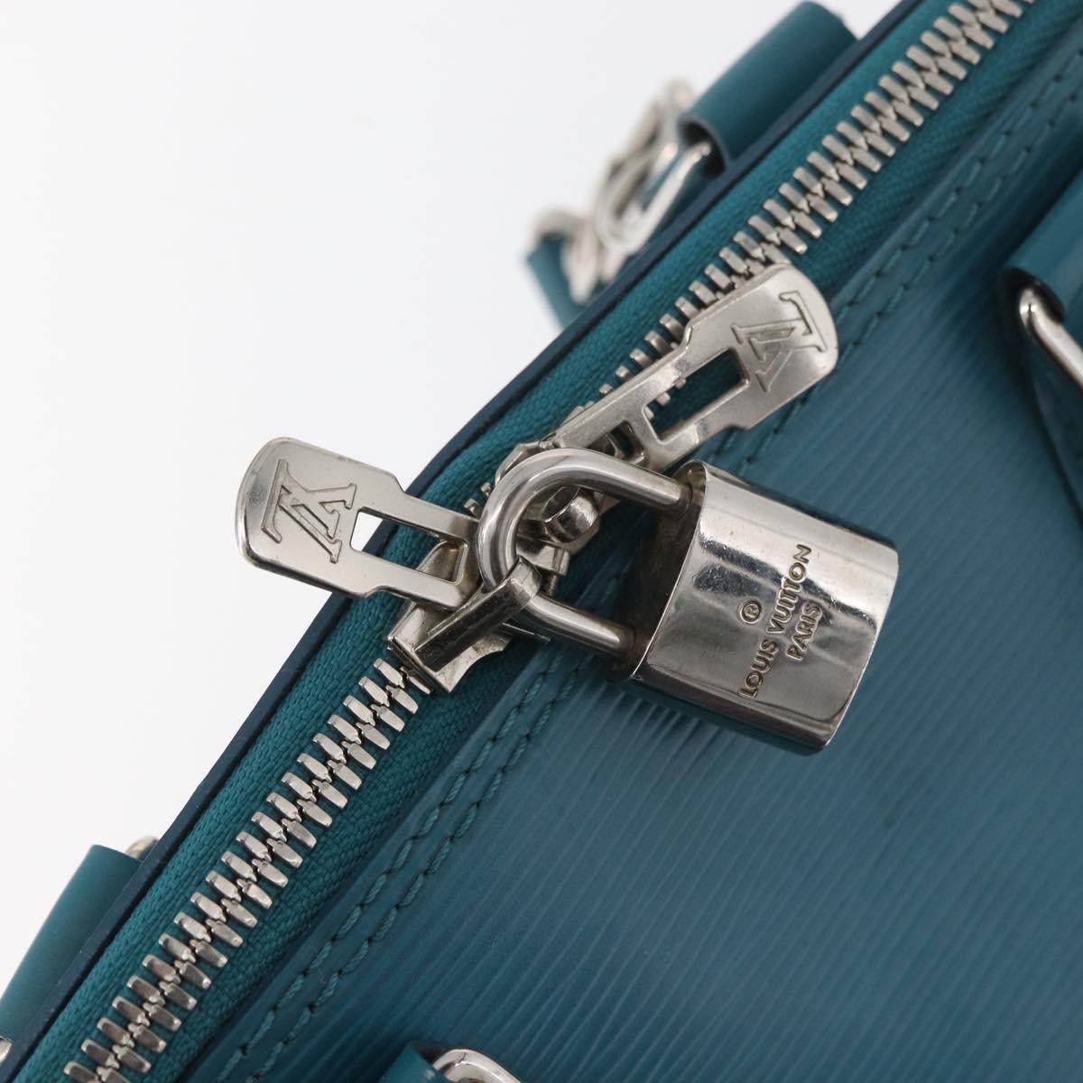 LOUIS VUITTON Epi Alma PM Hand Bag Cyan M40624 LV Auth YKZ1045V