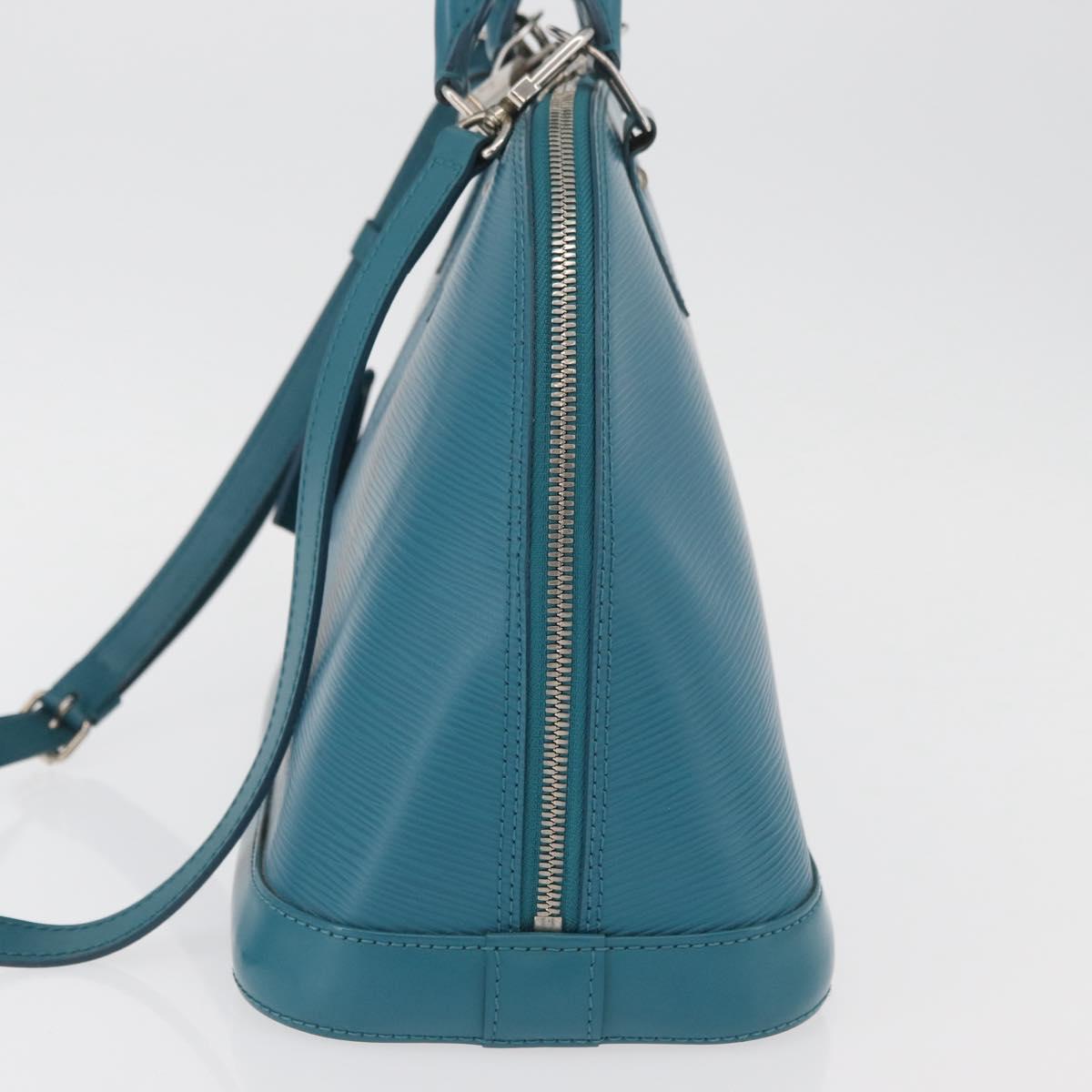 LOUIS VUITTON Epi Alma PM Hand Bag Cyan M40624 LV Auth YKZ1045V