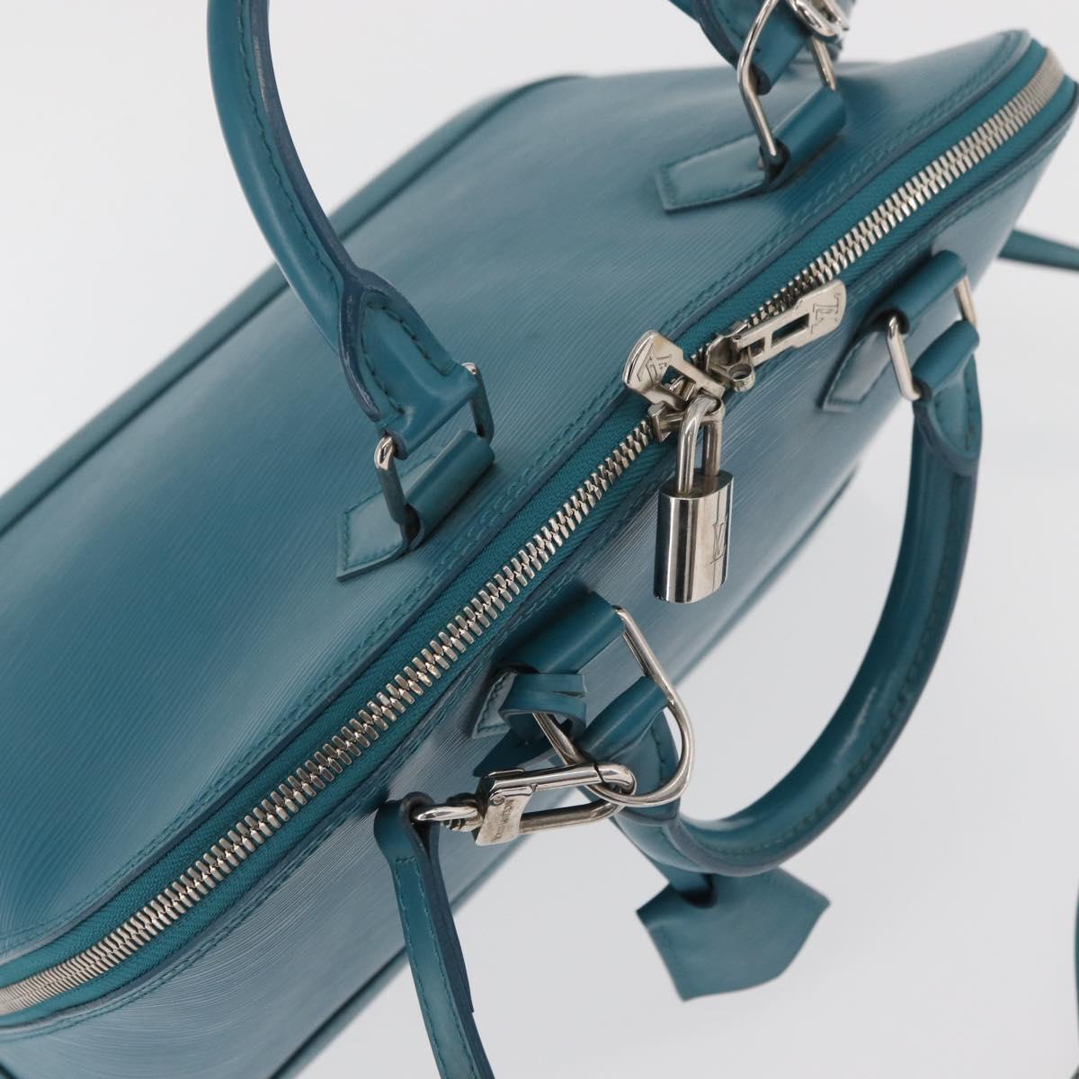 LOUIS VUITTON Epi Alma PM Hand Bag Cyan M40624 LV Auth YKZ1045V