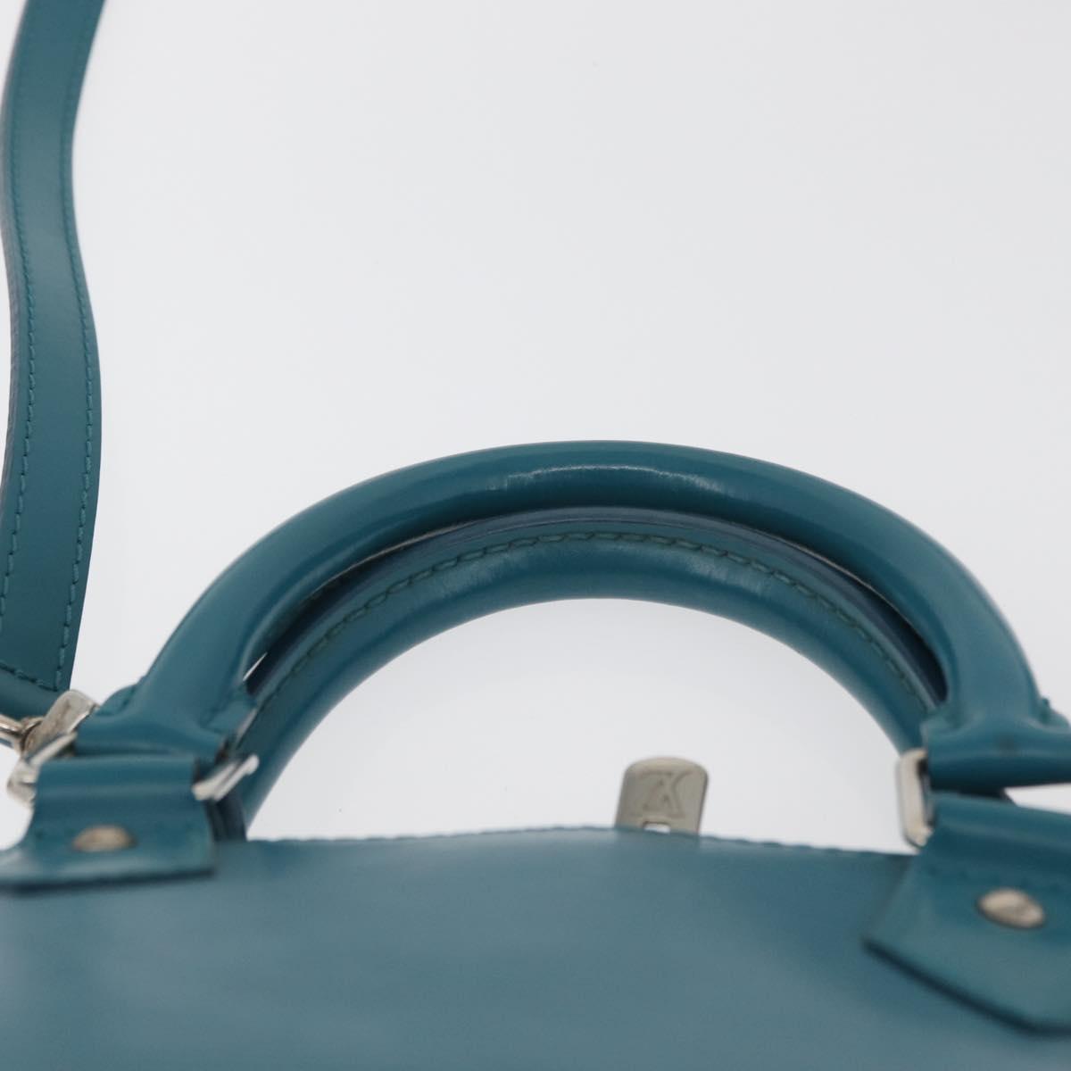 LOUIS VUITTON Epi Alma PM Hand Bag Cyan M40624 LV Auth YKZ1045V