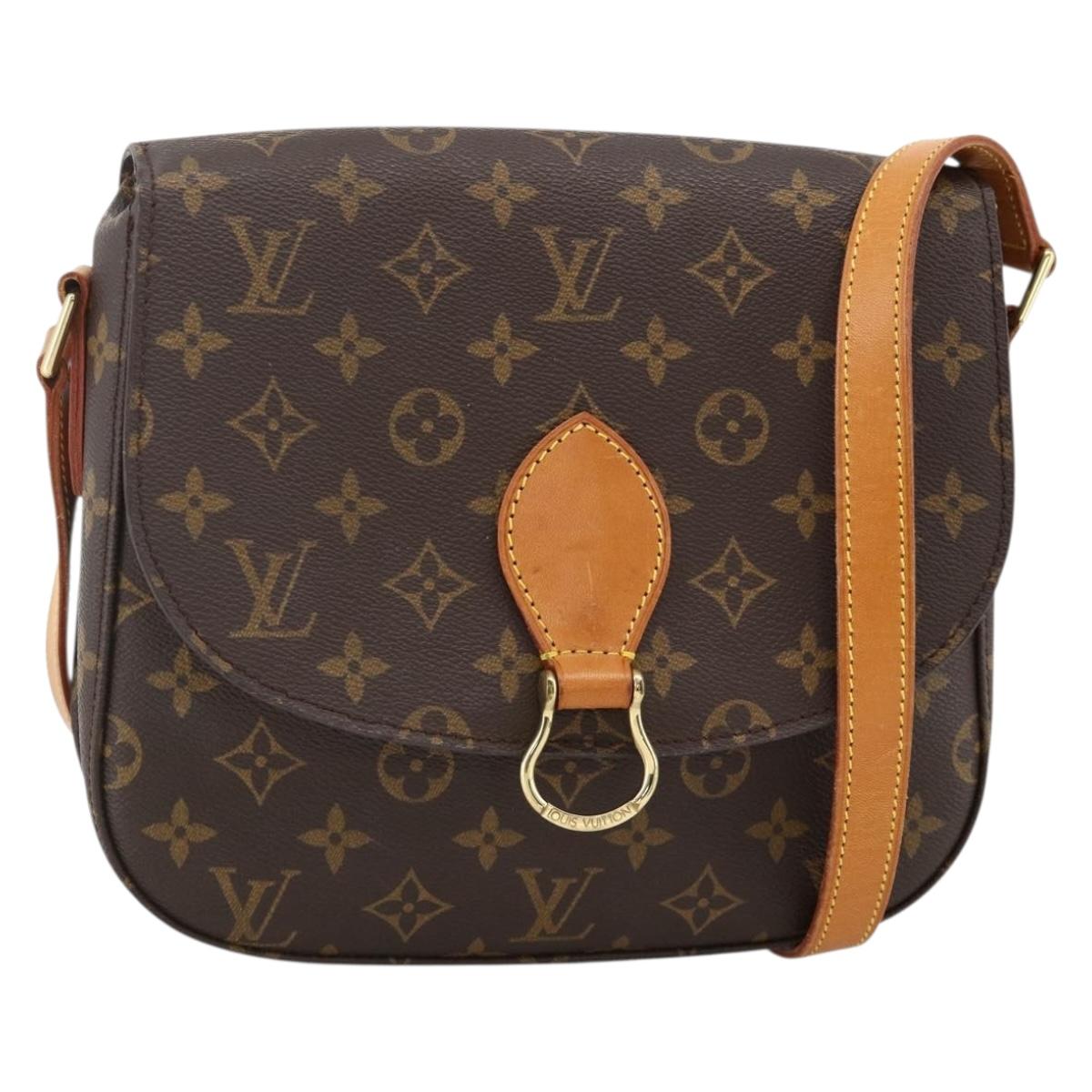 LOUIS VUITTON Monogram Saint Cloud GM Shoulder Bag M51242 LV Auth YKZ1123A