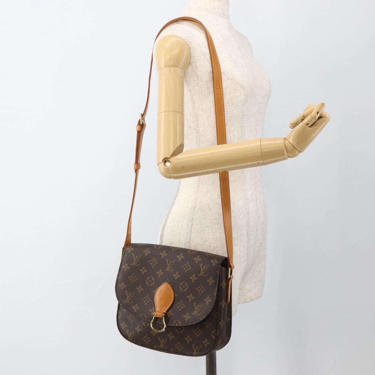 LOUIS VUITTON Monogram Saint Cloud GM Shoulder Bag M51242 LV Auth YKZ1123A
