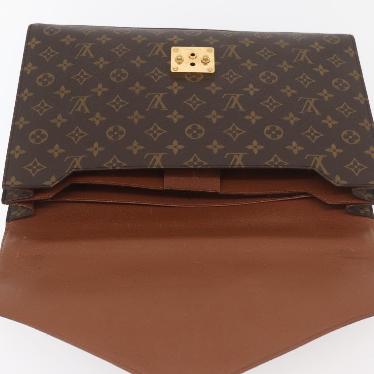LOUIS VUITTON Monogram Serviette Conseiller Briefcase M53331 LV Auth YKZ1128