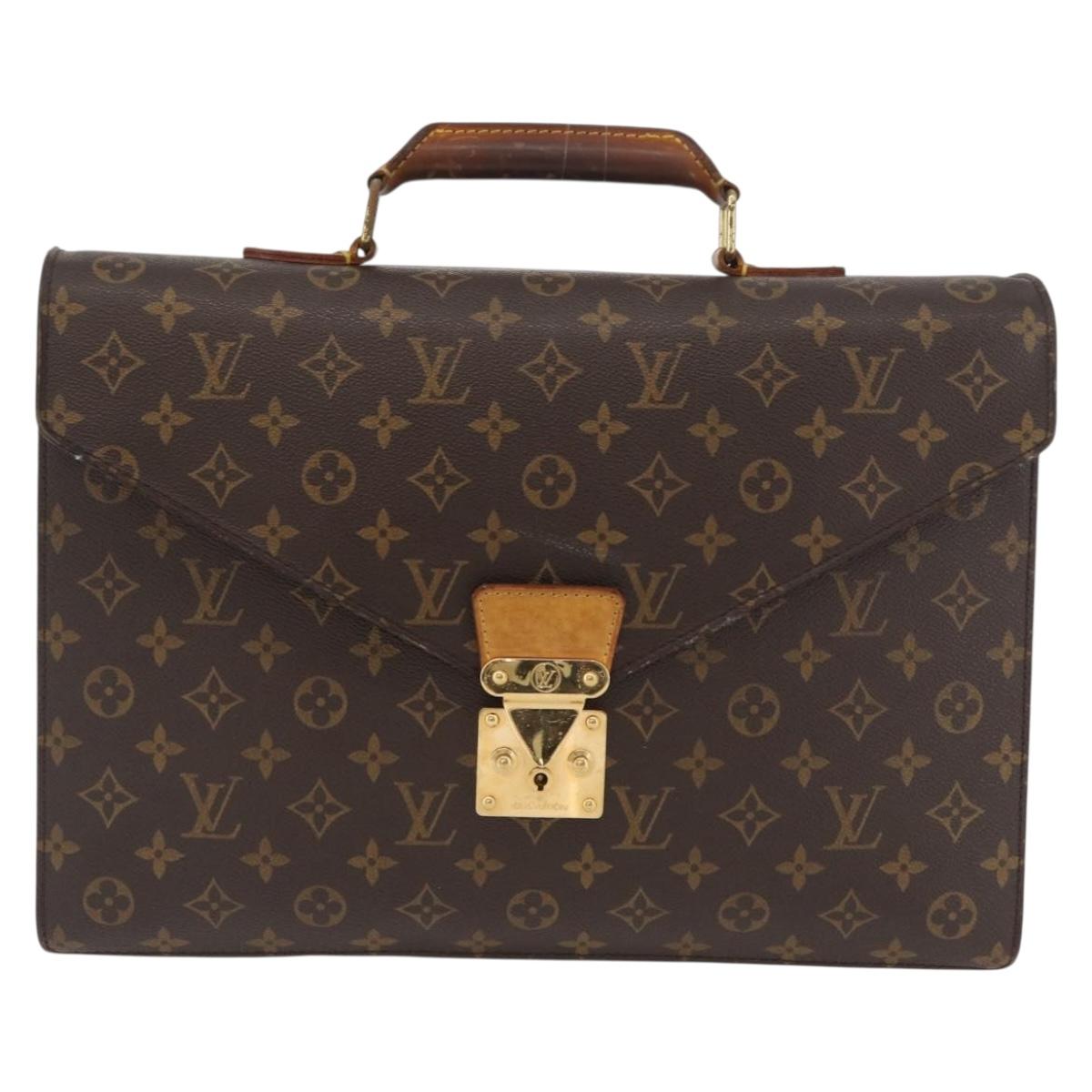 LOUIS VUITTON Monogram Serviette Conseiller Briefcase M53331 LV Auth YKZ1128