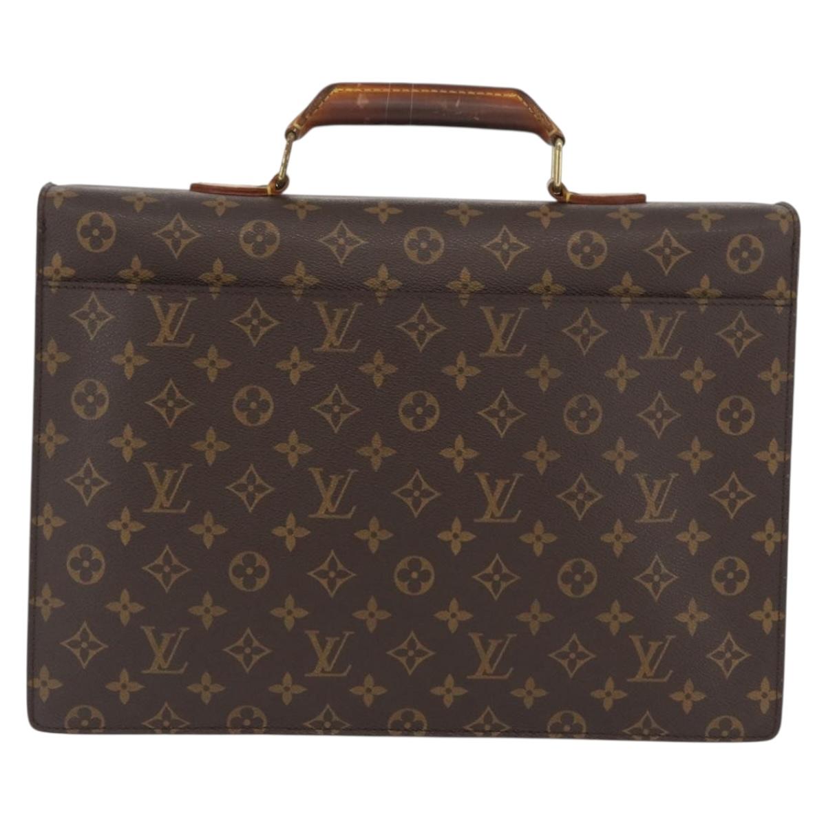 LOUIS VUITTON Monogram Serviette Conseiller Briefcase M53331 LV Auth YKZ1128