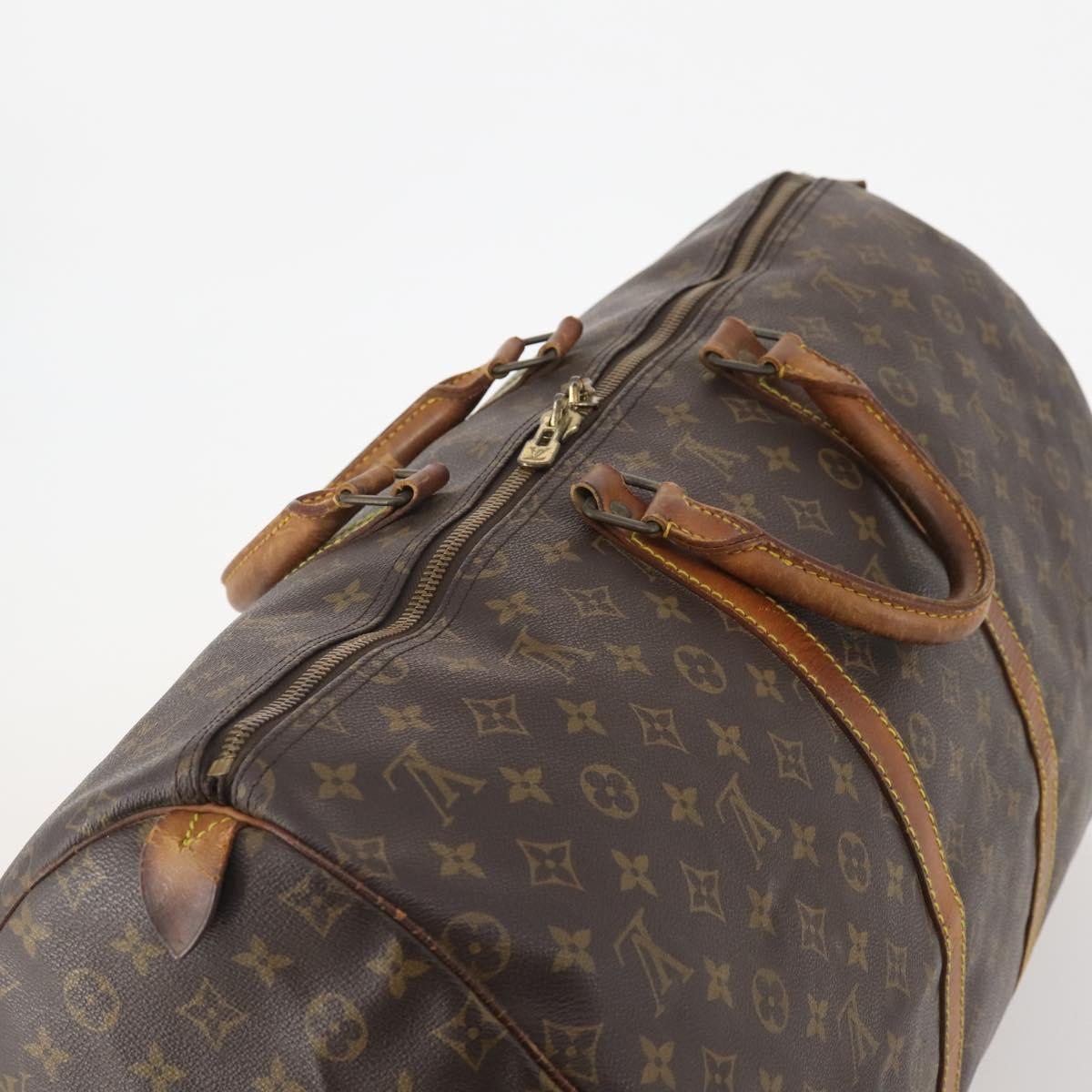 LOUIS VUITTON Monogram Keepall 45 Boston Bag M41428 LV Auth YKZ114