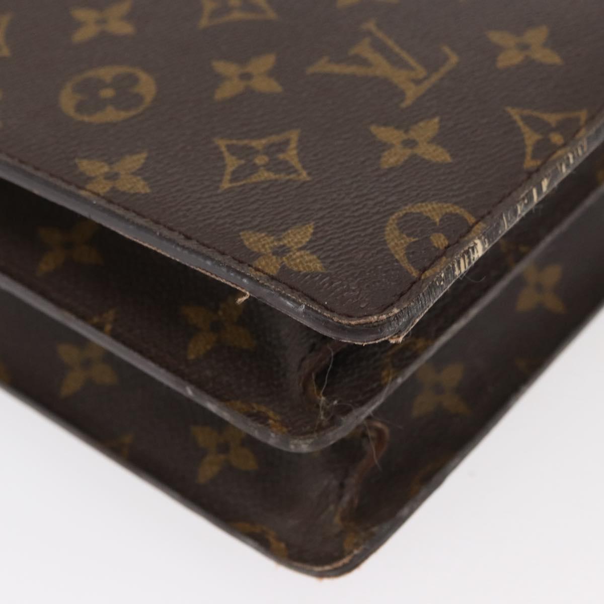 LOUIS VUITTON Monogram Serviette Conseiller Briefcase M53331 LV Auth YKZ118