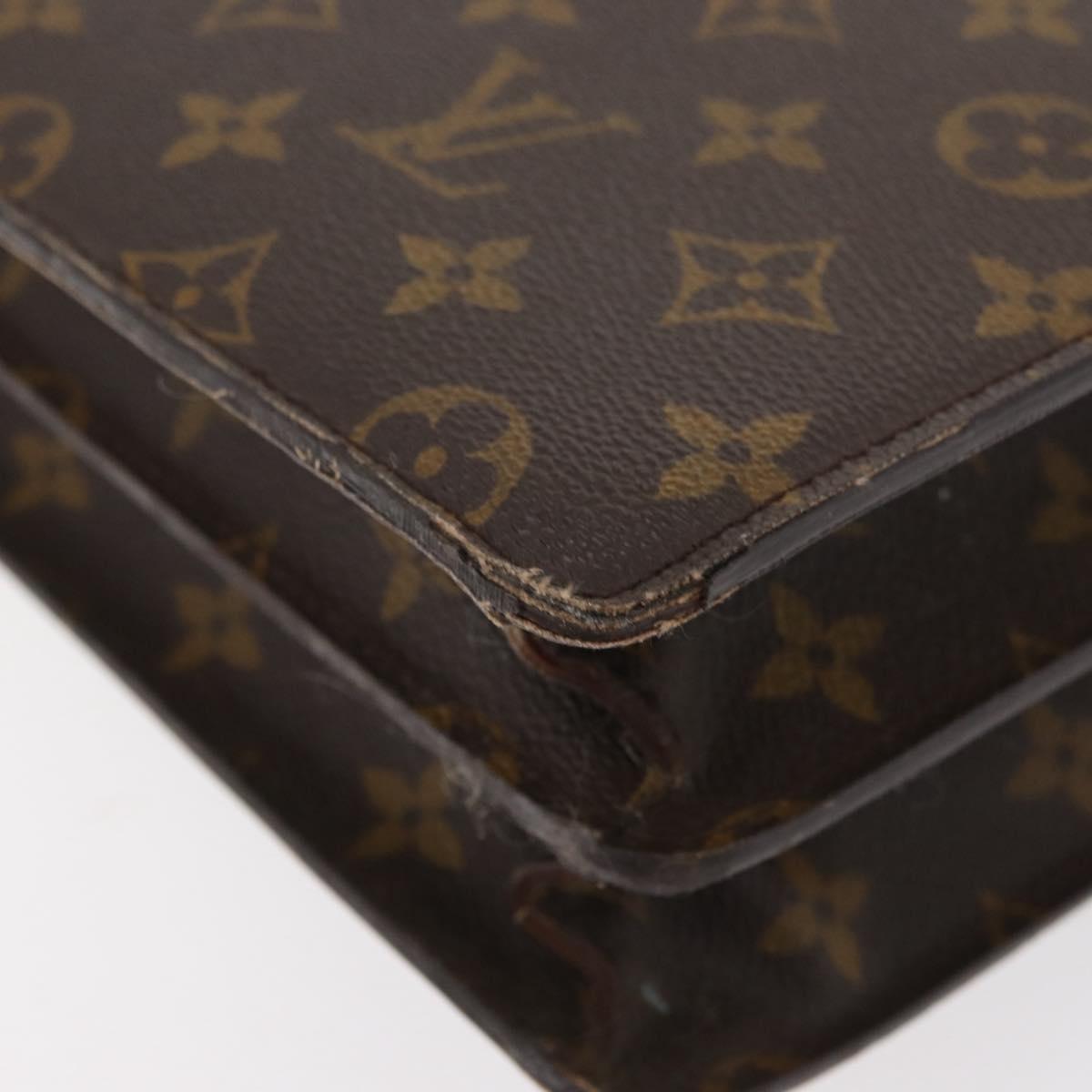 LOUIS VUITTON Monogram Serviette Conseiller Briefcase M53331 LV Auth YKZ118