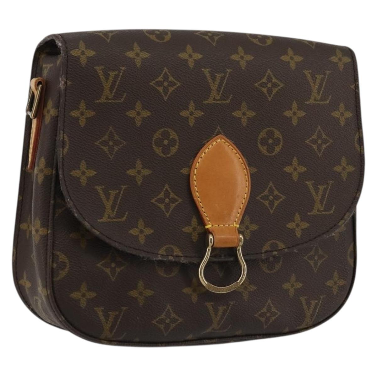LOUIS VUITTON Monogram Saint Cloud GM Shoulder Bag M51242 LV Auth YKZ1218