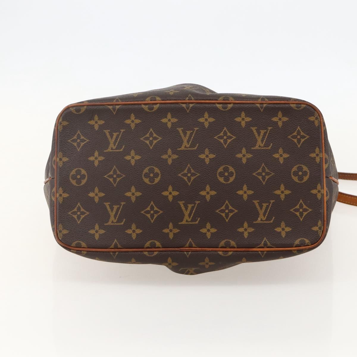 LOUIS VUITTON Monogram Palermo PM Tote Bag M40145 LV Auth YKZ1236