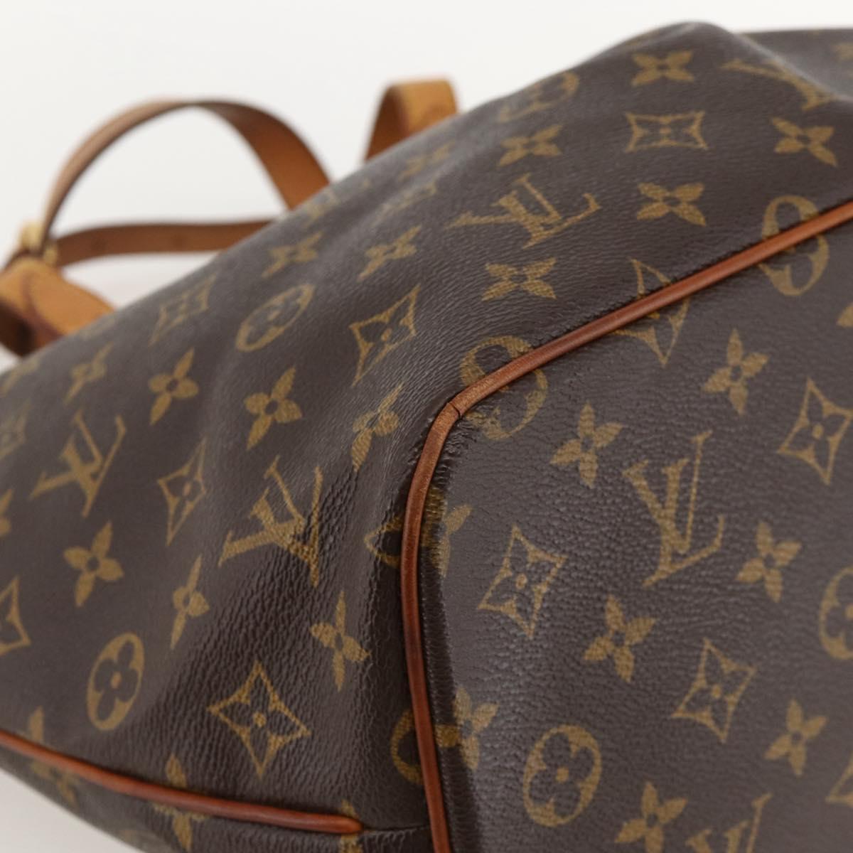 LOUIS VUITTON Monogram Palermo PM Tote Bag M40145 LV Auth YKZ1236