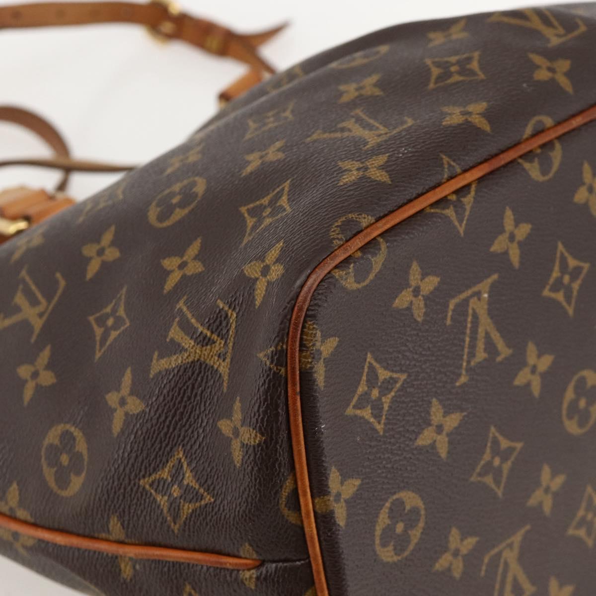 LOUIS VUITTON Monogram Palermo PM Tote Bag M40145 LV Auth YKZ1236