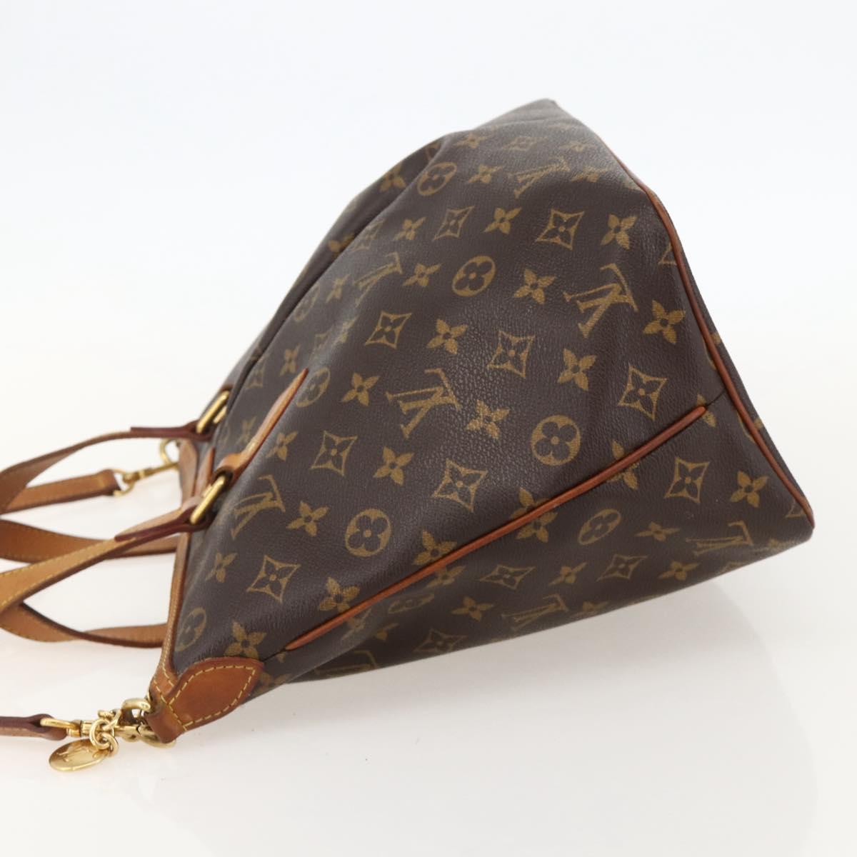 LOUIS VUITTON Monogram Palermo PM Tote Bag M40145 LV Auth YKZ1236