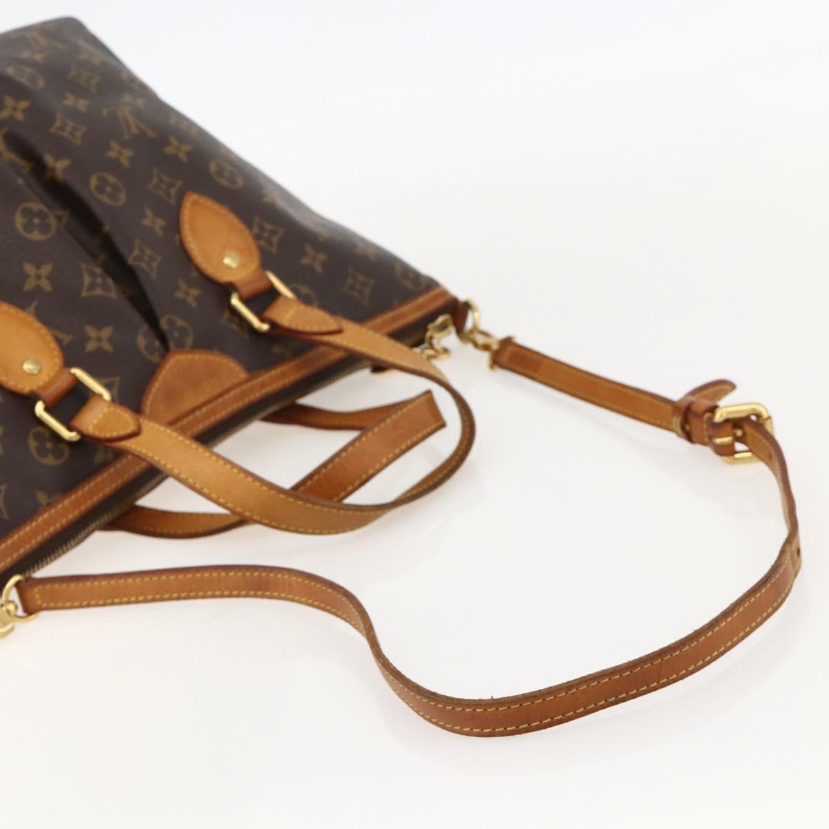 LOUIS VUITTON Monogram Palermo PM Tote Bag M40145 LV Auth YKZ1236