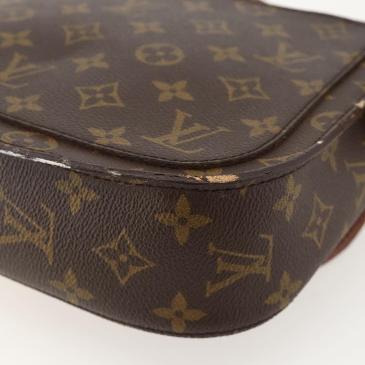 LOUIS VUITTON Monogram Saint Cloud GM Shoulder Bag M51242 LV Auth YKZ1237