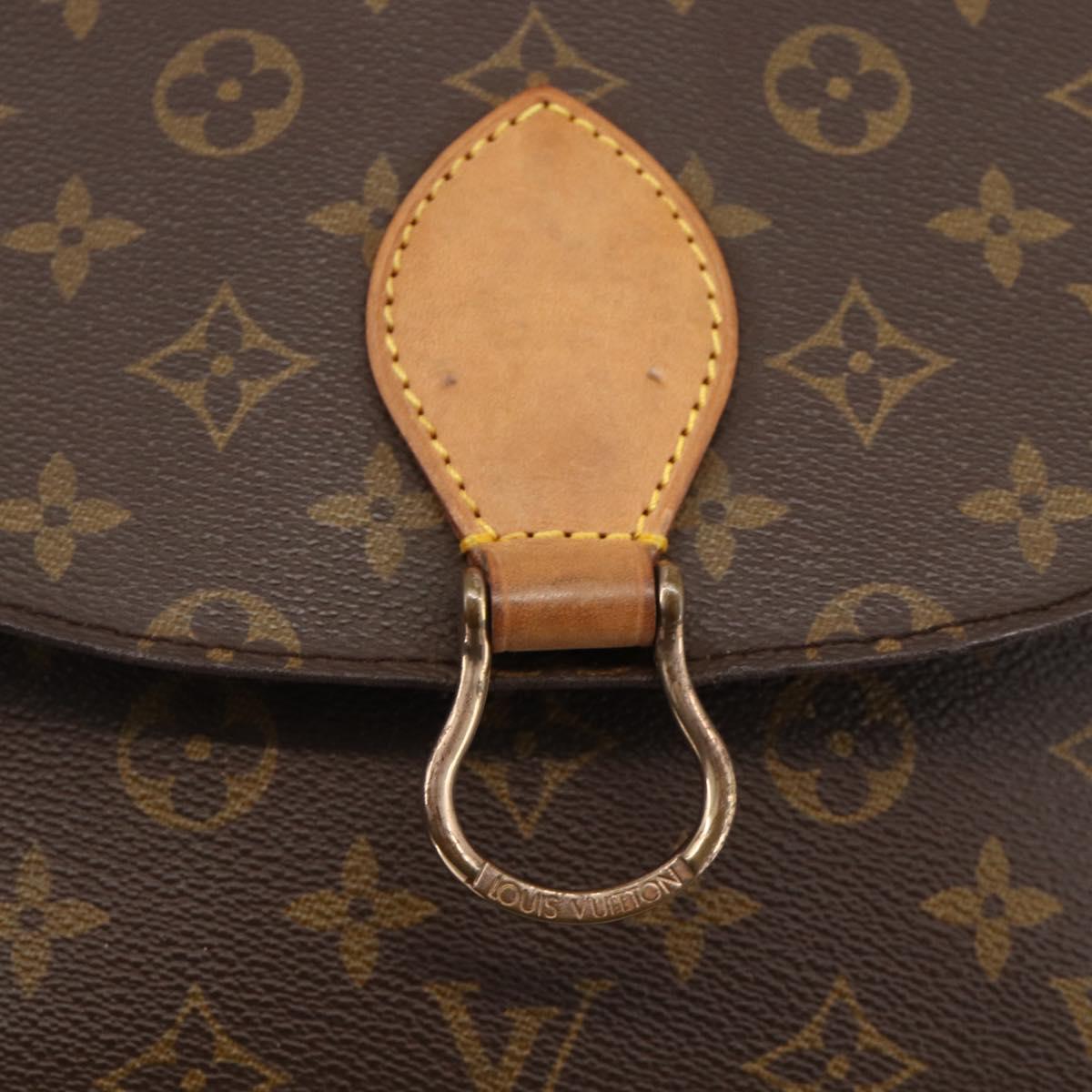 LOUIS VUITTON Monogram Saint Cloud GM Shoulder Bag M51242 LV Auth YKZ1237