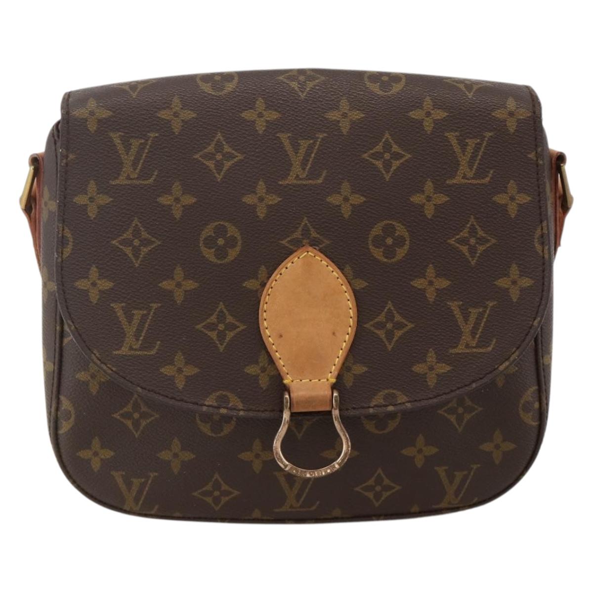LOUIS VUITTON Monogram Saint Cloud GM Shoulder Bag M51242 LV Auth YKZ1237