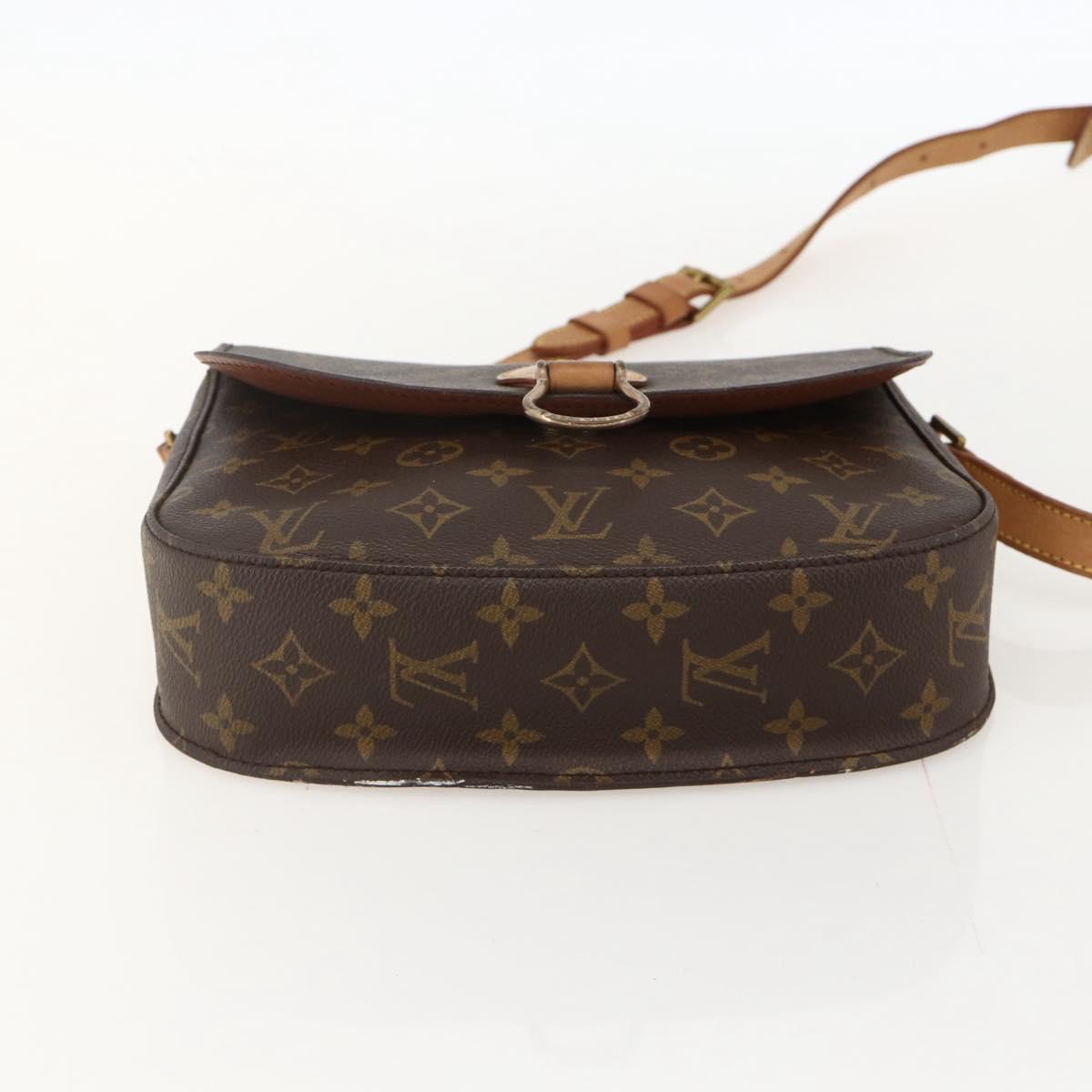 LOUIS VUITTON Monogram Saint Cloud GM Shoulder Bag M51242 LV Auth YKZ1237