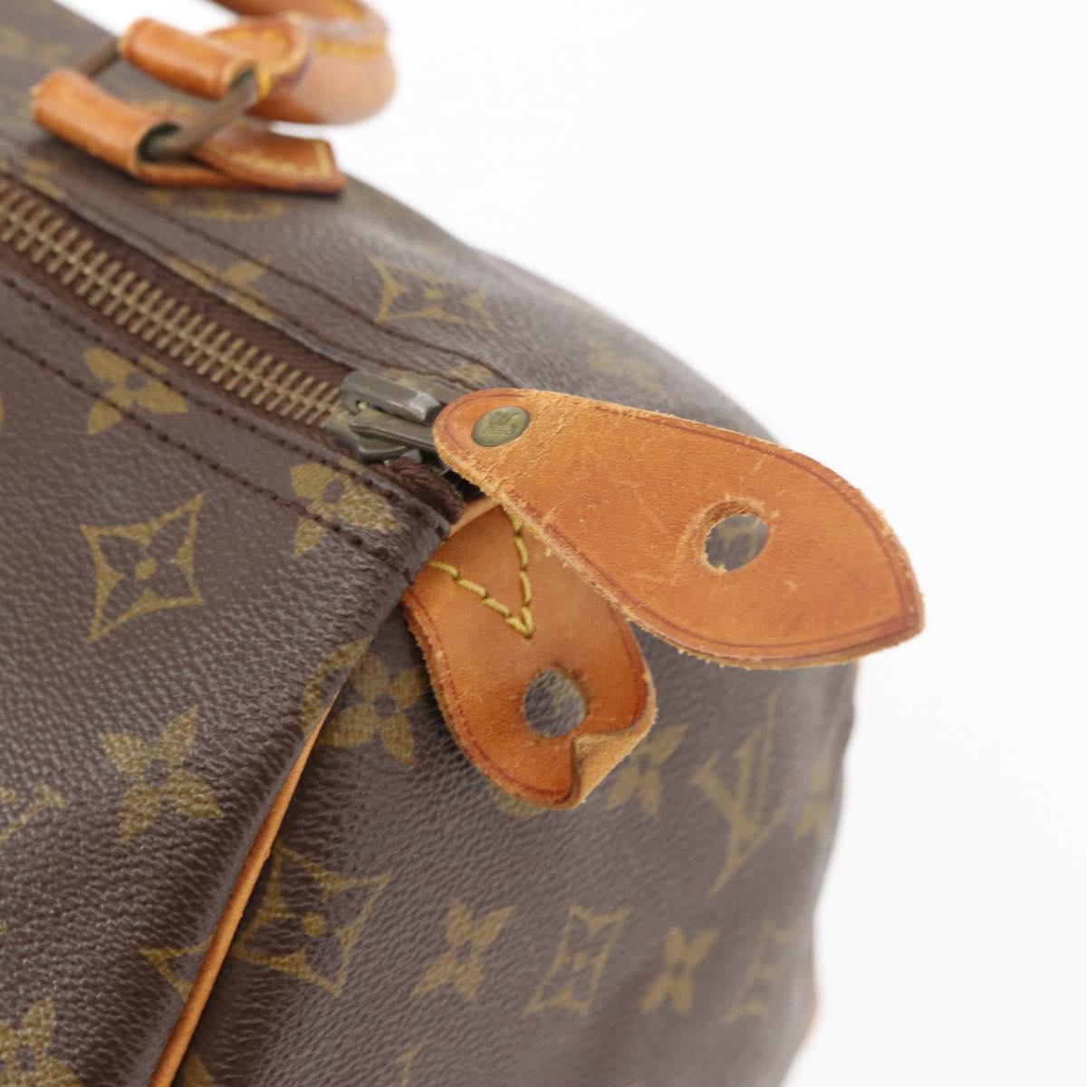 LOUIS VUITTON Monogram Speedy 30 Hand Bag M41526 LV Auth YKZ1261