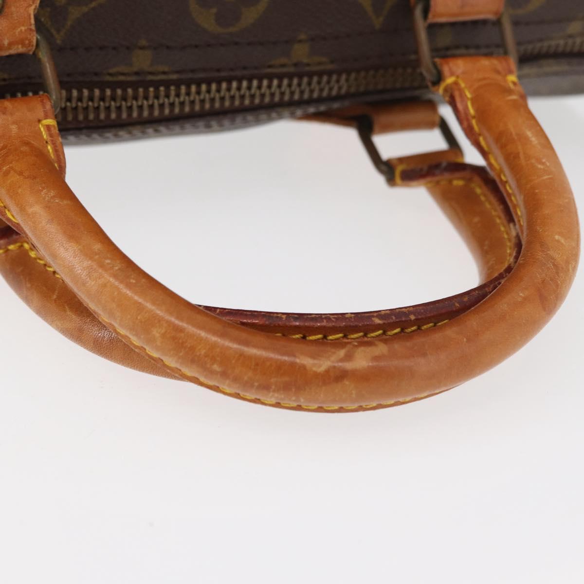 LOUIS VUITTON Monogram Speedy 30 Hand Bag M41526 LV Auth YKZ1261
