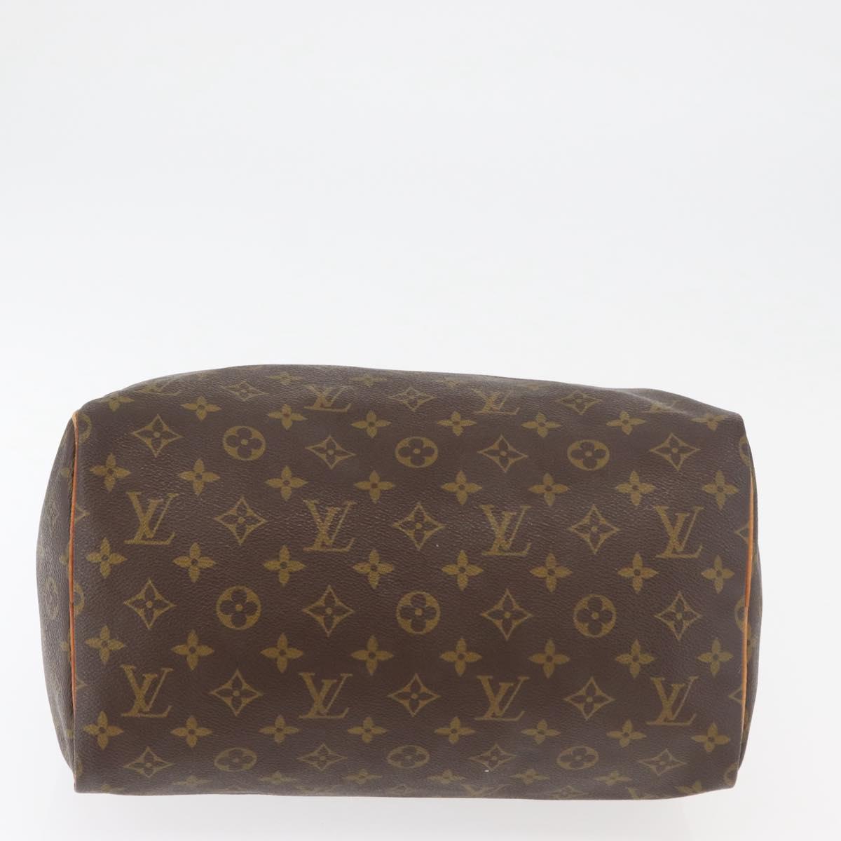 LOUIS VUITTON Monogram Speedy 30 Hand Bag M41526 LV Auth YKZ1261