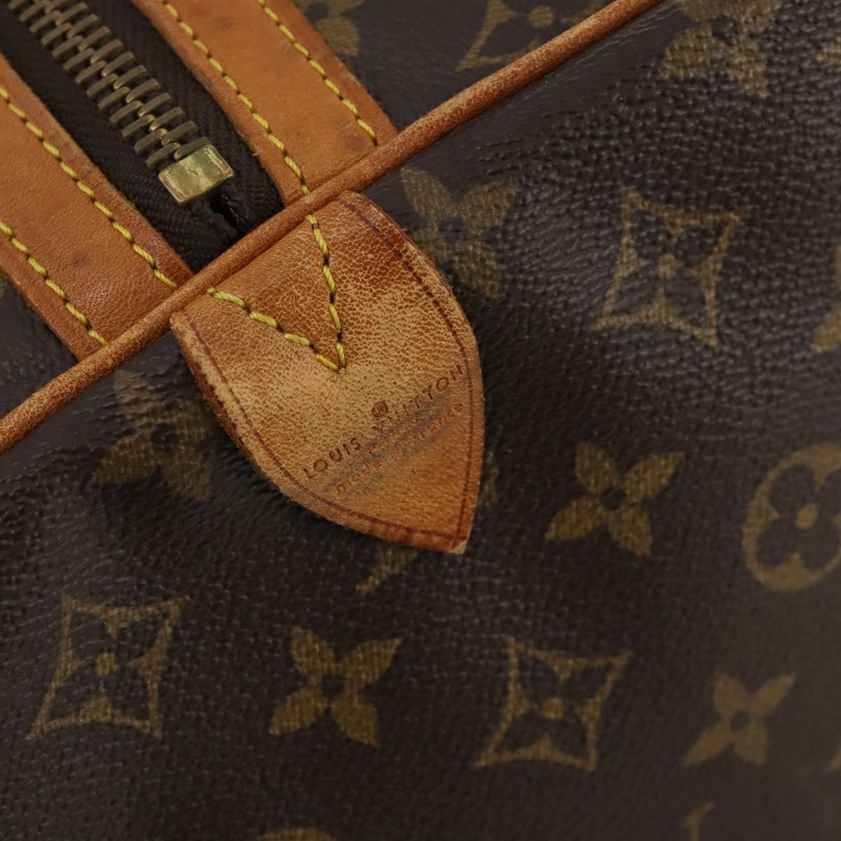 LOUIS VUITTON Monogram Sac Souple 55 Boston Bag M41622 LV Auth YKZ1262