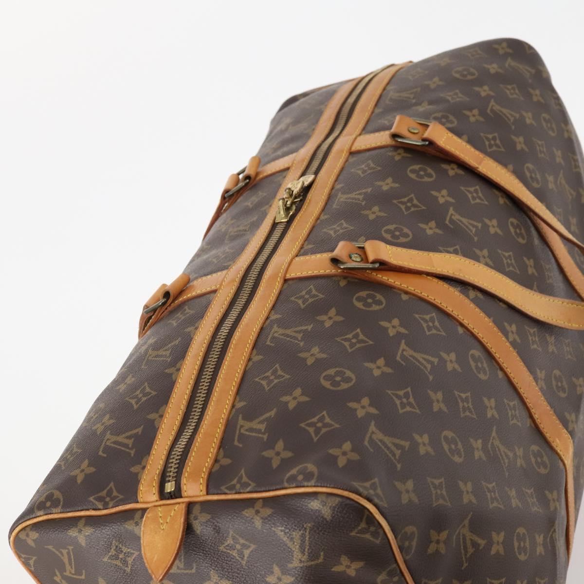 LOUIS VUITTON Monogram Sac Souple 55 Boston Bag M41622 LV Auth YKZ1262